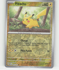Pikachu (Reverse Cosmos Holo) (Costco Exclusive) Holo Common Miscellaneous Cards & Products 025/165 NM