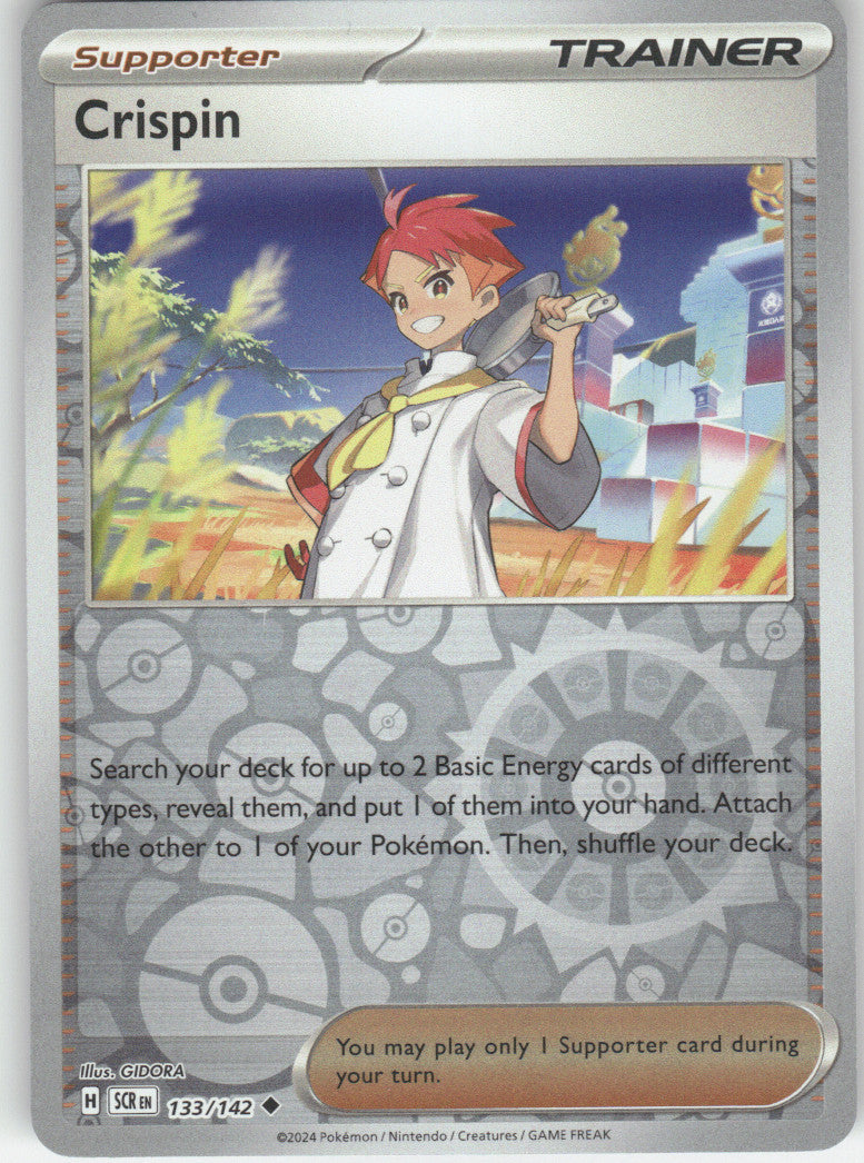 Crispin - Reverse Holo Uncommon SV07: Stellar Crown 133/142 NM