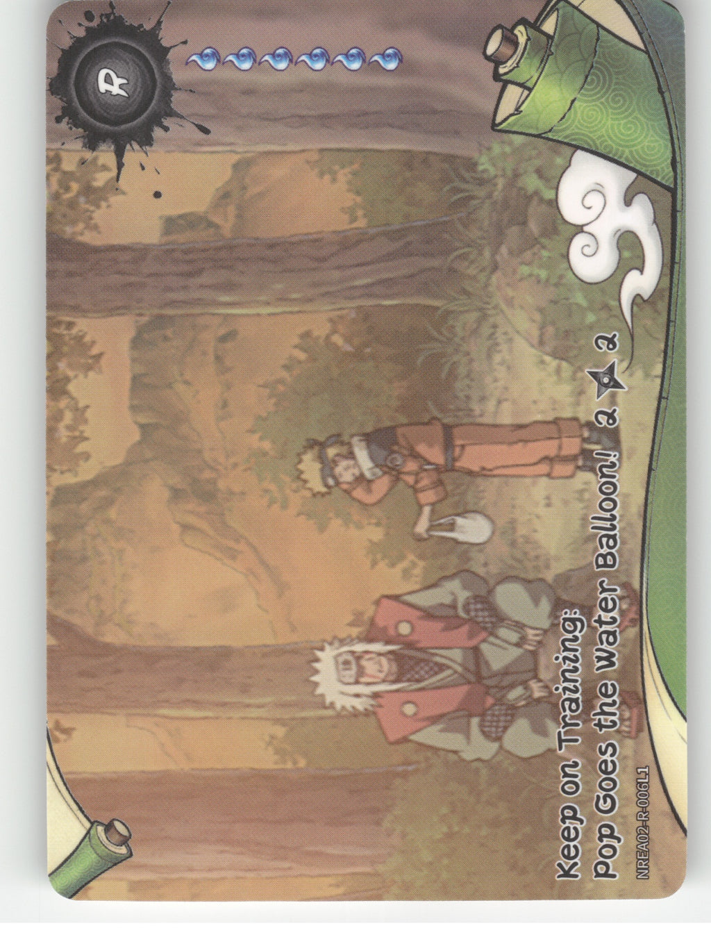 Keep On Training: Pop Goes The Water Balloon!\n2/2 Base R Earth Scroll Series 2 front
