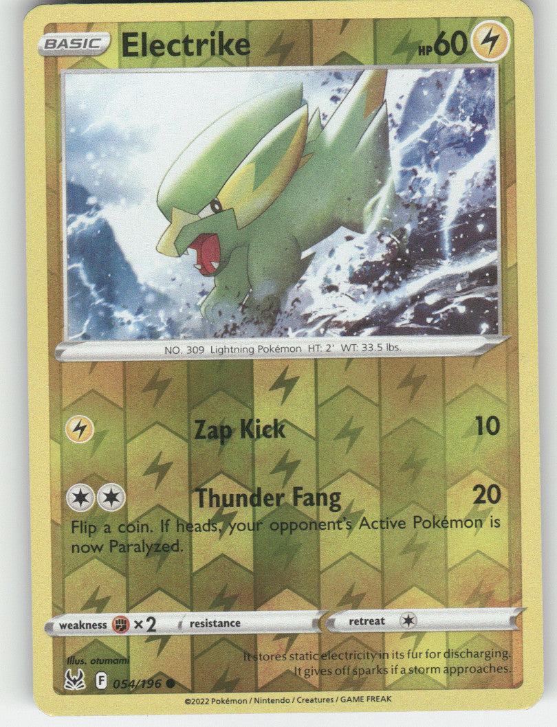 Electrike Reverse Holo Common SWSH11: Lost Origin 054/196 NM
