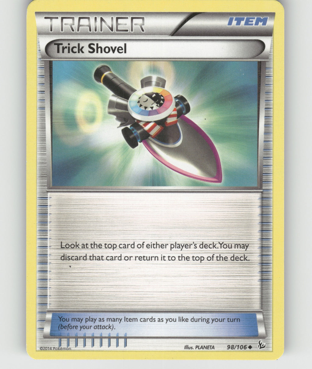 Trick Shovel Uncommon XY - Flashfire 98/106 NM