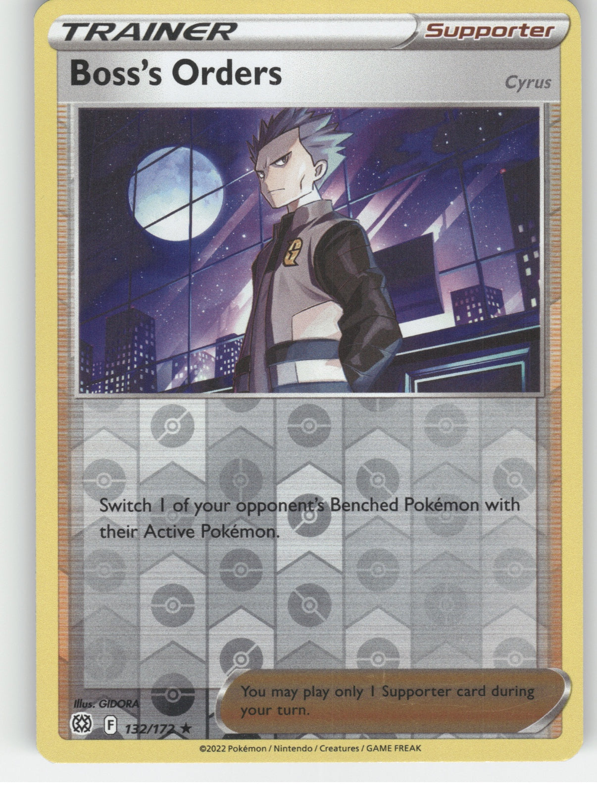 Boss's Orders [Cyrus] Rare Prize Pack Series Cards 132/172 NM