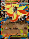 Mega Pyroar ex Holo Double Rare ME04: Chaos Rising 015/086 NM