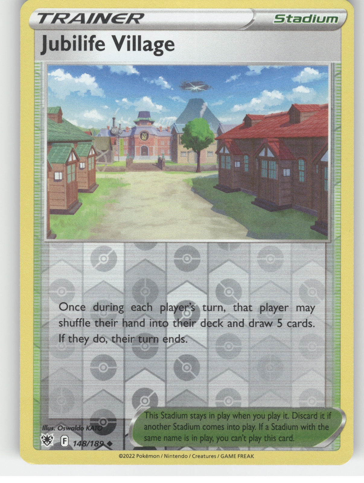 Jubilife Village Reverse Holo Uncommon SWSH10: Astral Radiance 148/189 NM