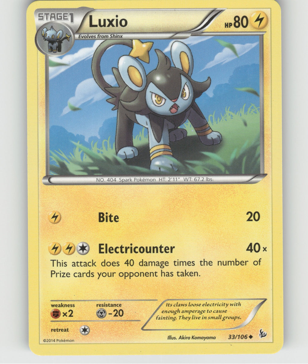 Luxio Uncommon XY - Flashfire 33/106 NM
