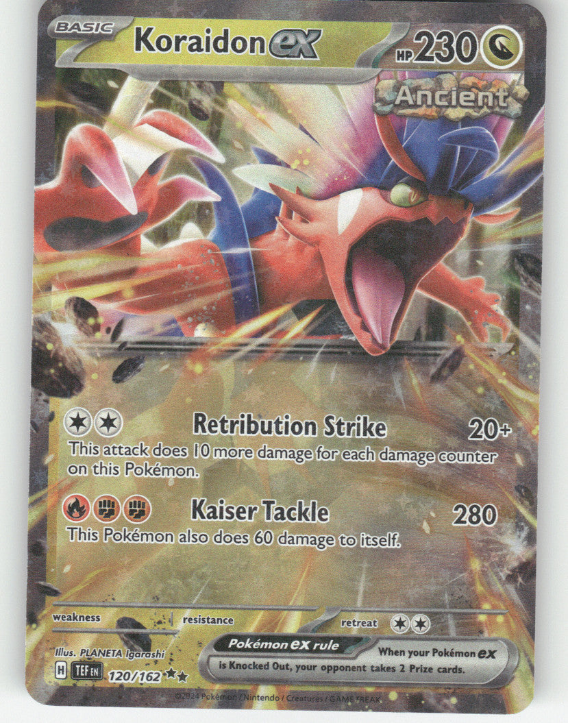 Koraidon ex Holo Double Rare SV05: Temporal Forces 120/162 NM