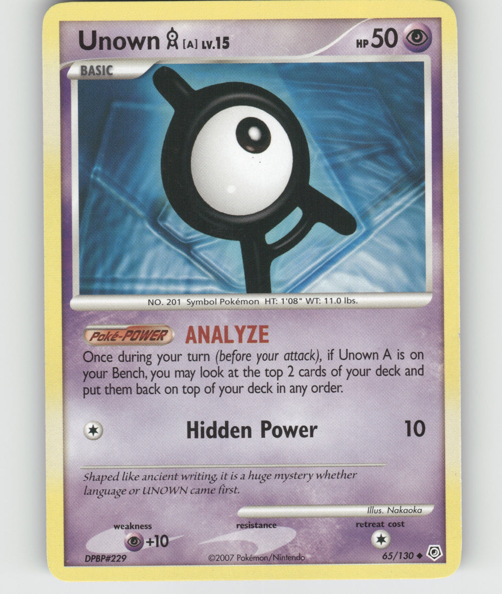 Unown (!) Rare Legends Awakened 42/146 NM