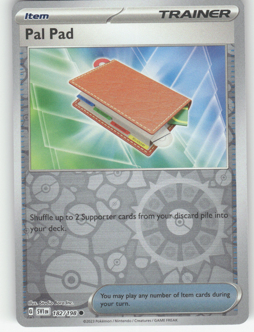 Pal Pad Reverse Holo Common SV01: Scarlet & Violet Base Set 182/198 NM