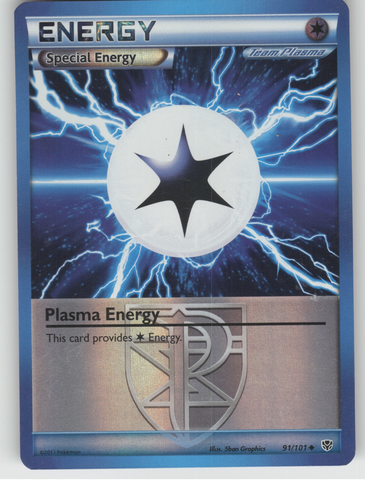 Plasma Energy (Team Plasma) Reverse Holo Uncommon Plasma Blast 91/101 NM