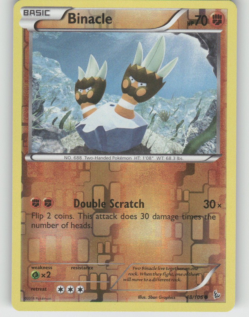Binacle Reverse Holo Common XY - Flashfire 48/106 NM