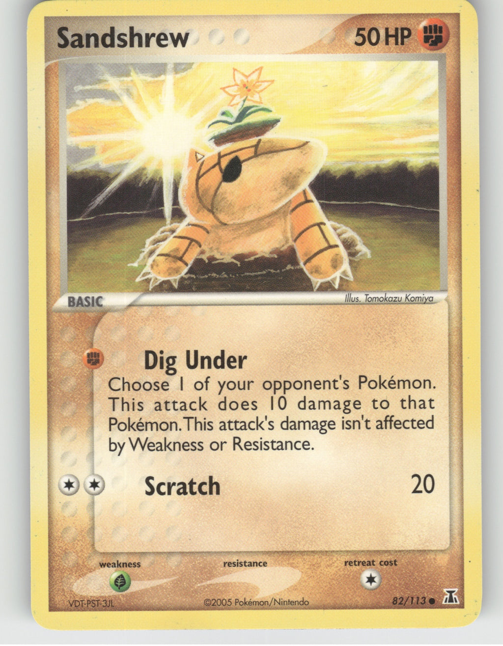 Sandshrew Common EX Delta Species 82/113 NM