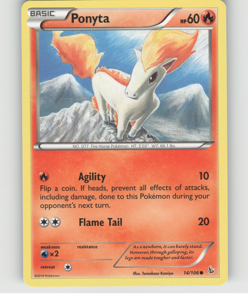 Ponyta Common XY - Flashfire 14/106 NM