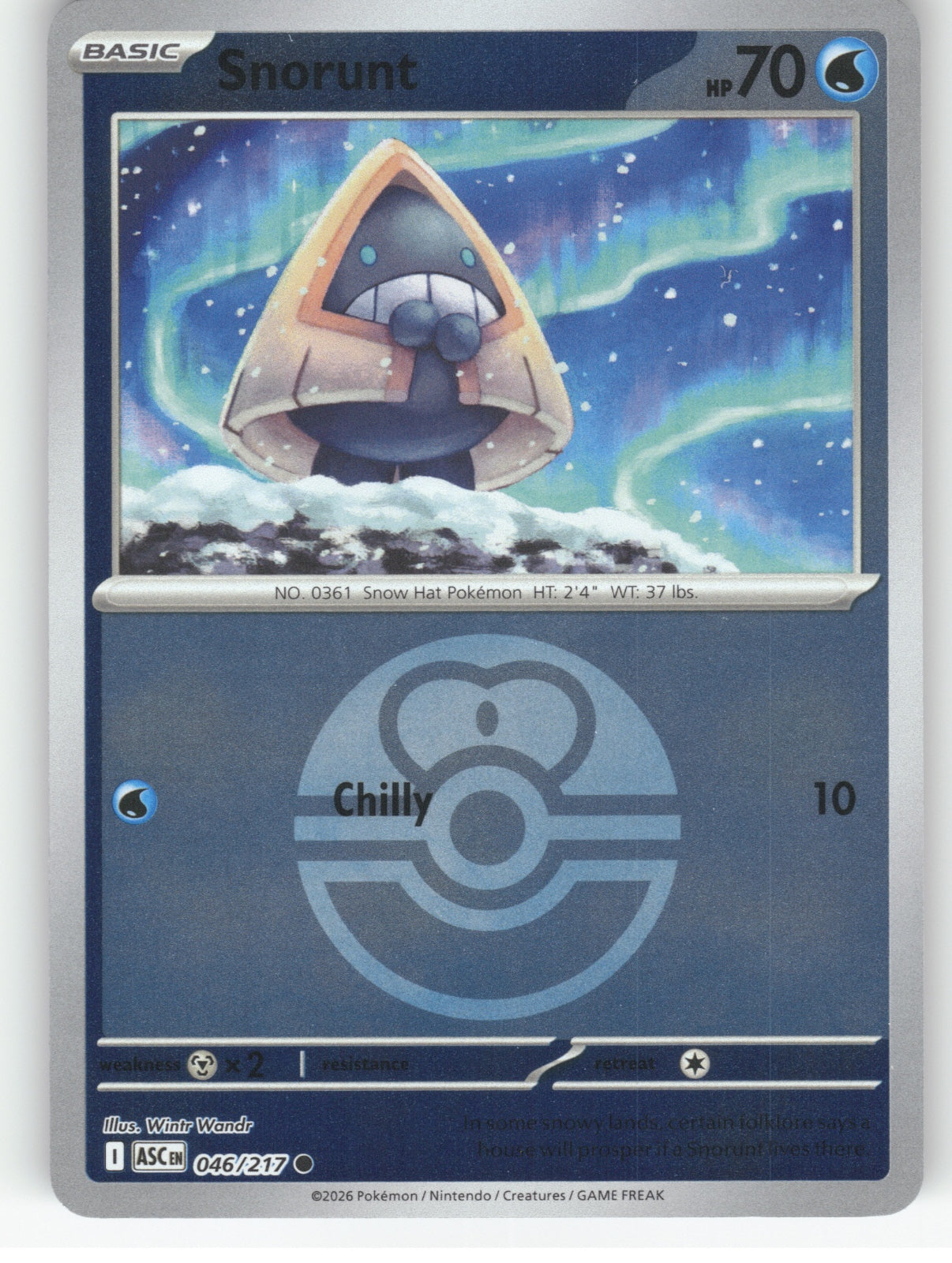 Snorunt - (Love Ball) Reverse Holo Common ME: Ascended Heroes 046/217 NM