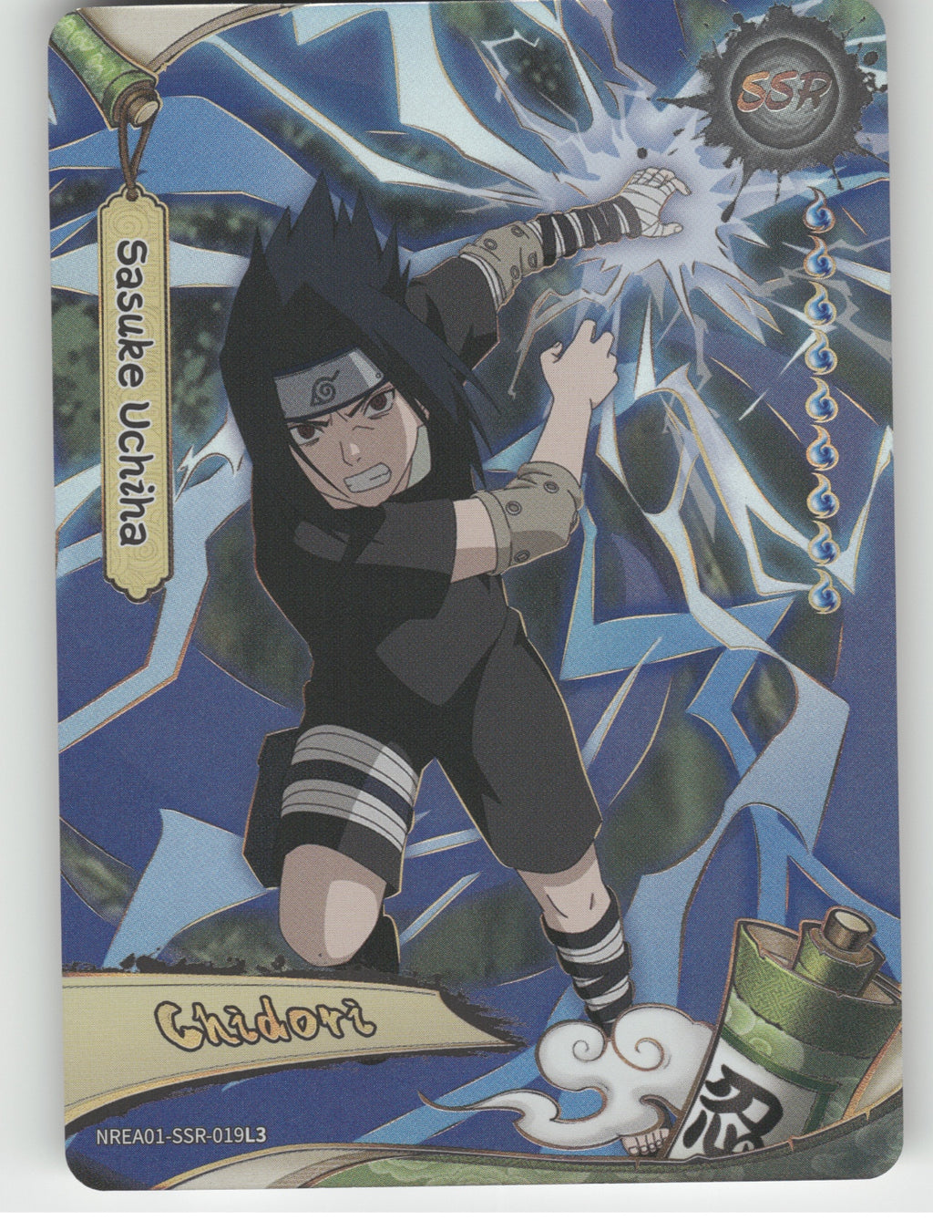 Sasuke Uchiha Base SSR Earth Scroll Series 1 019L3 NM front