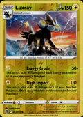 Luxray Reverse Holo Rare SWSH09: Brilliant Stars 051/172 NM