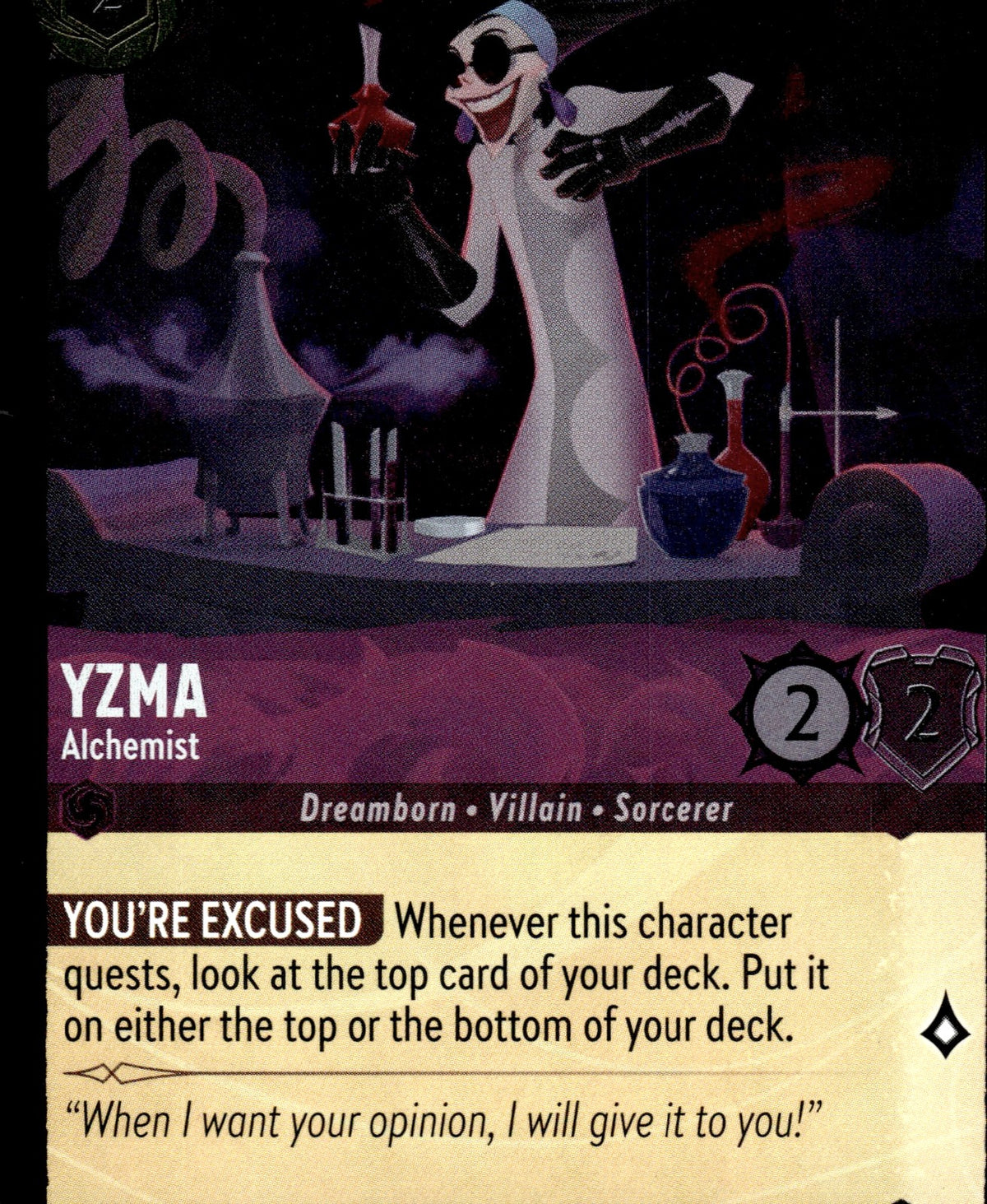 Yzma - Alchemist Cold Foil Common The First Chapter 60/204 NM