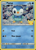 Piplup Holo Promo McDonald's 25th Anniversary Promos 020/025 NM