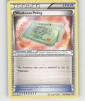 Weakness Policy Uncommon XY - Primal Clash 142/160 NM