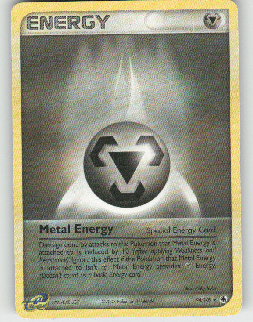 Metal Energy (Special) Reverse Holo Rare Ruby and Sapphire 94/109 NM