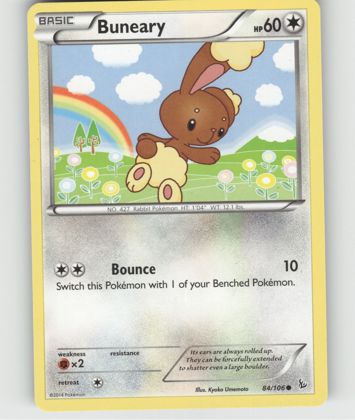 Buneary Common XY - Flashfire 84/106 NM