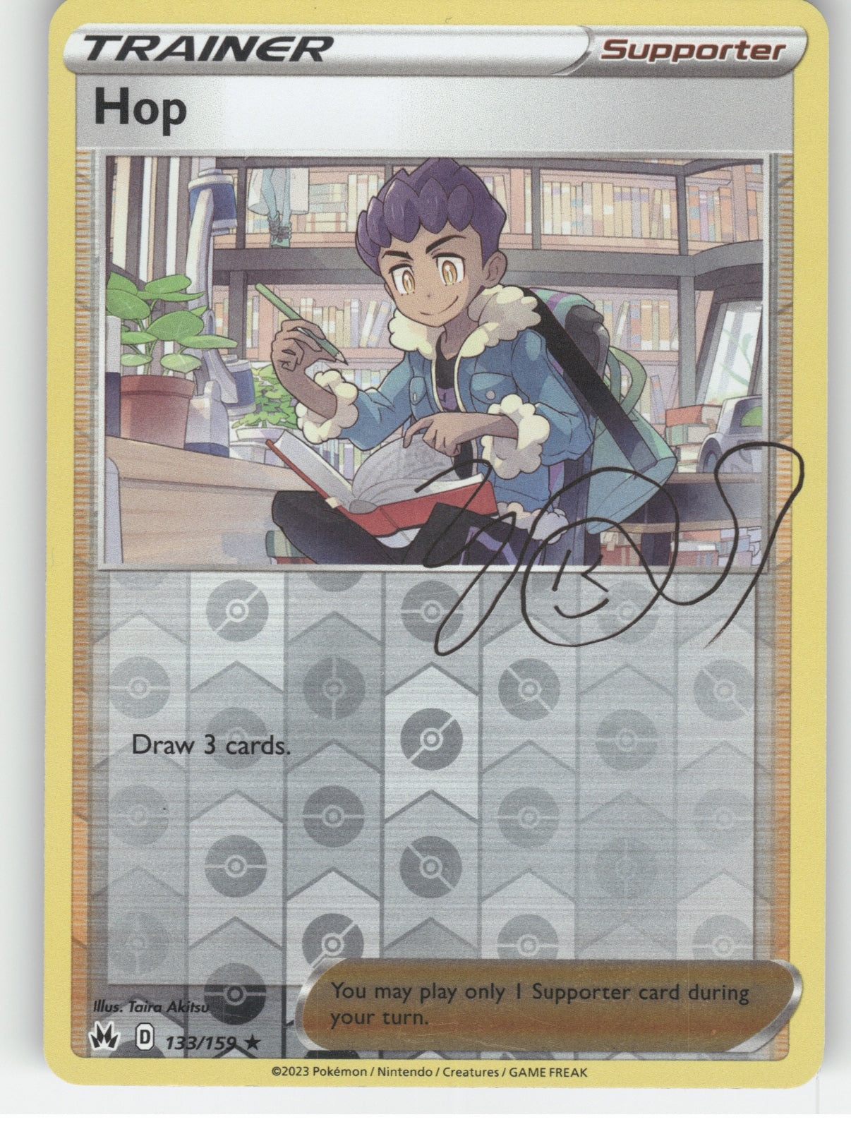 Hop Reverse Holo Holo Rare SWSH: Crown Zenith 133/159 NM