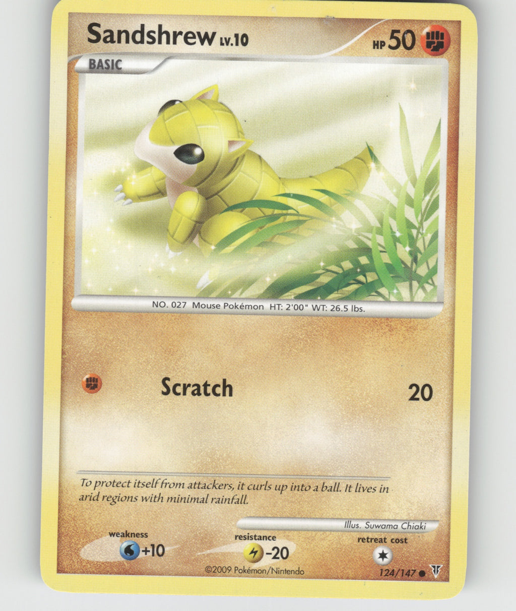 Sandshrew Common Supreme Victors 124 NM