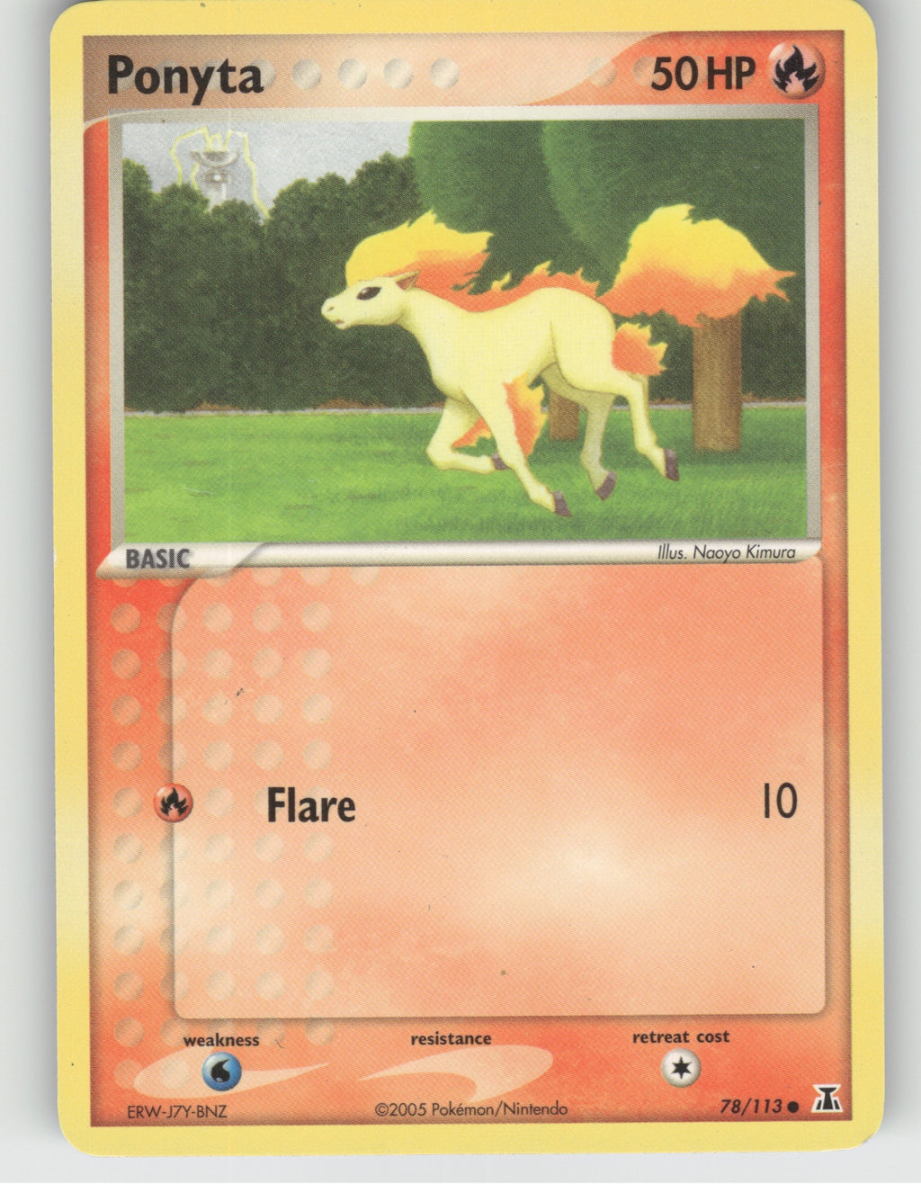 Ponyta Common EX Delta Species 78/113 NM