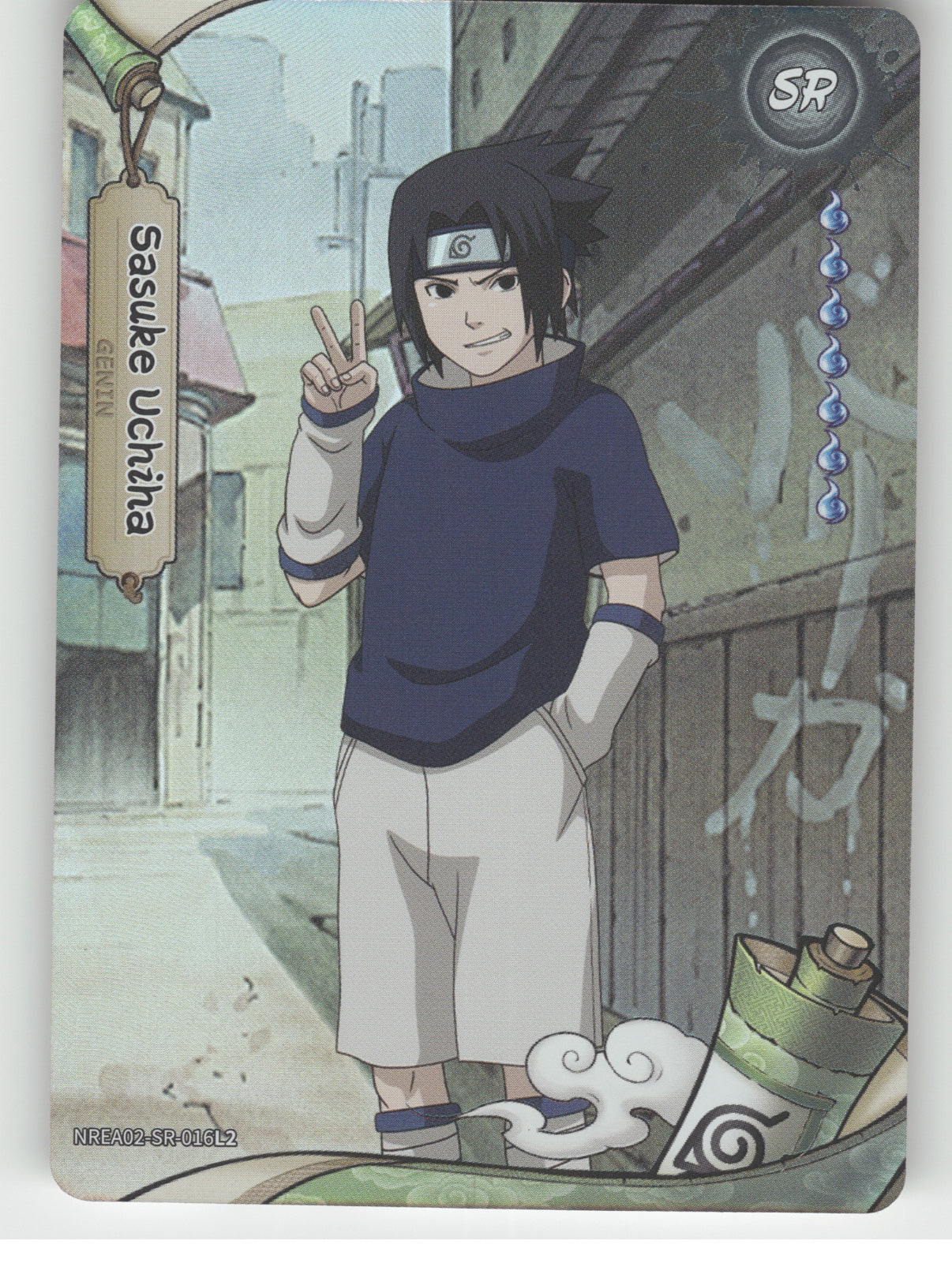 Sasuke Uchiha Base SR Earth Scroll Series 2 016L2 NM front