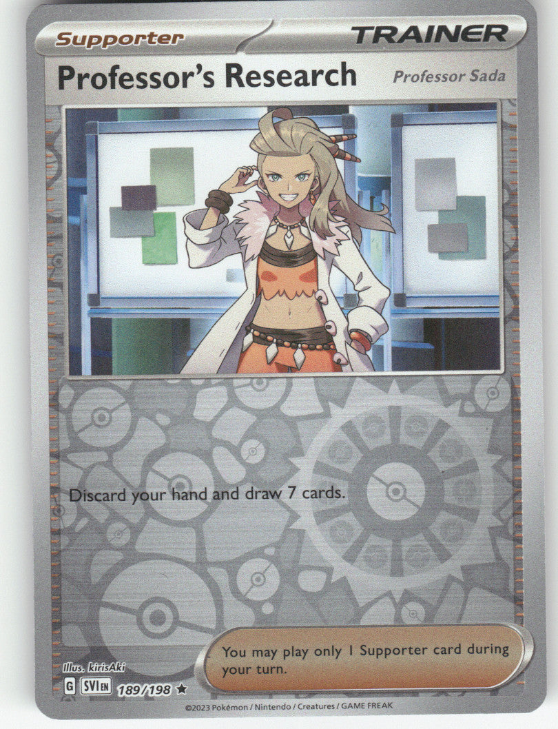 Professor's Research Rare Deck Exclusives 189/198 NM