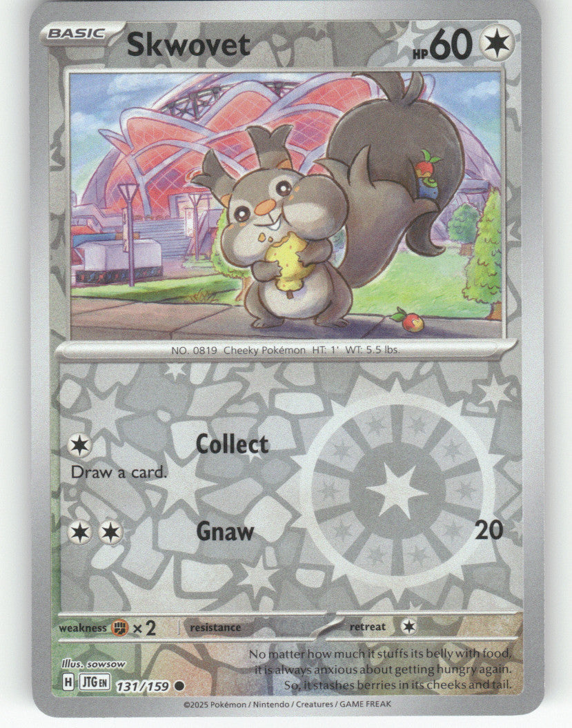 Skwovet Reverse Holo Common SV09: Journey Together 131/159 NM