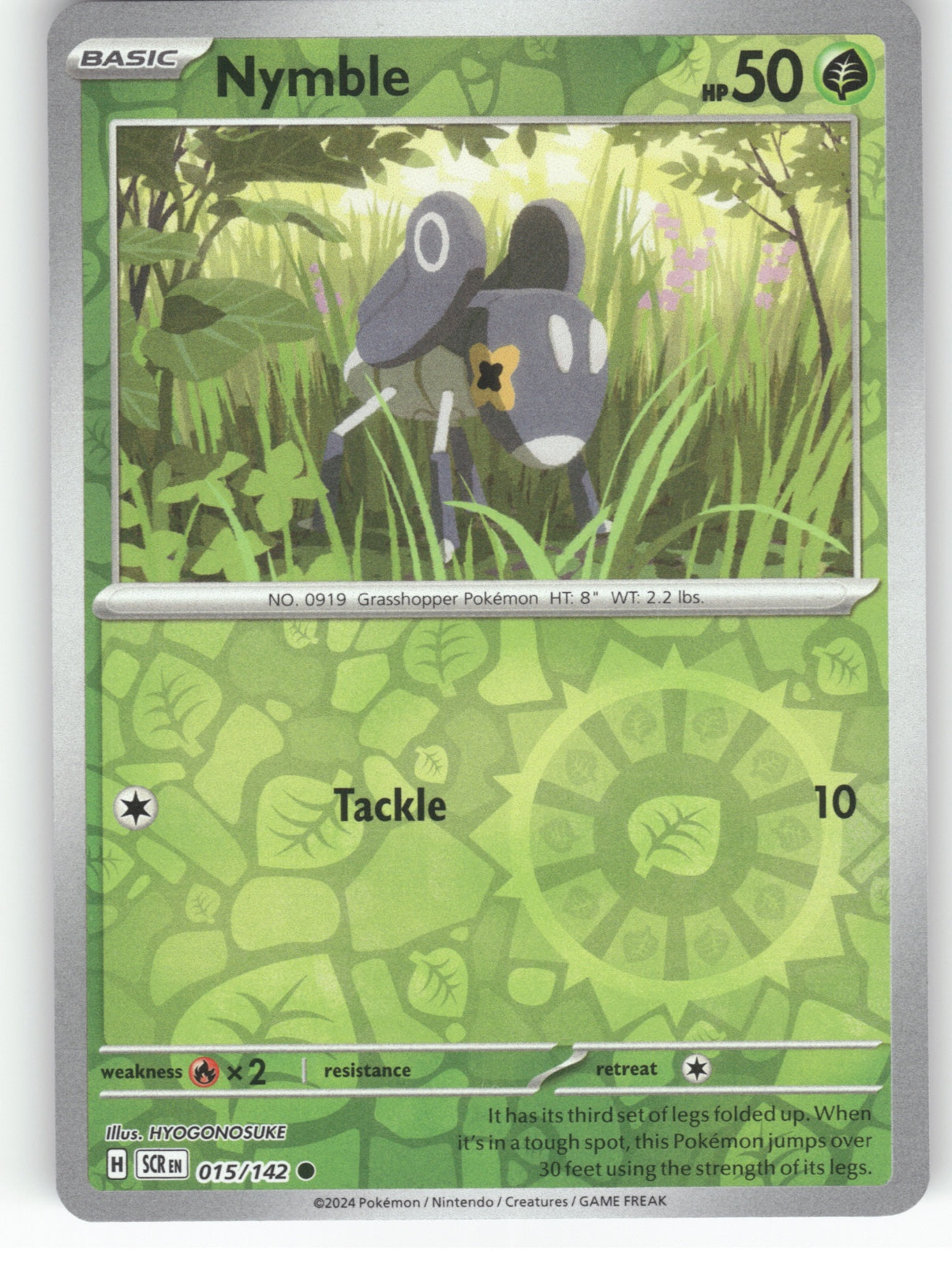 Nymble Reverse Holo Common SV07: Stellar Crown 015/142 NM