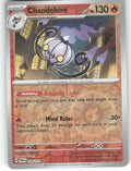 Chandelure Reverse Holo Rare SV06: Twilight Masquerade 038/167 NM