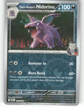 Team Rocket's Nidorino Reverse Holo Common SV10: Destined Rivals 118/182 NM