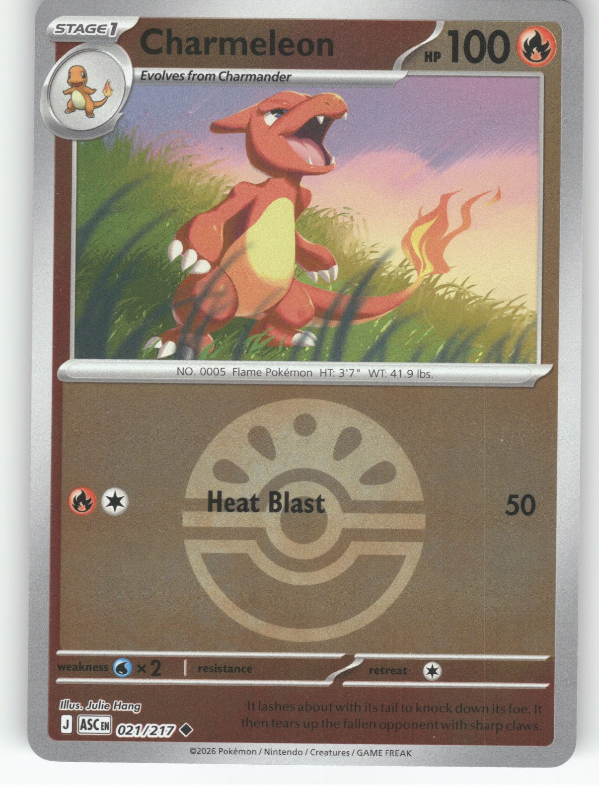 Charmeleon (Friend Ball) Reverse Holo Uncommon ME: Ascended Heroes 021/217 NM