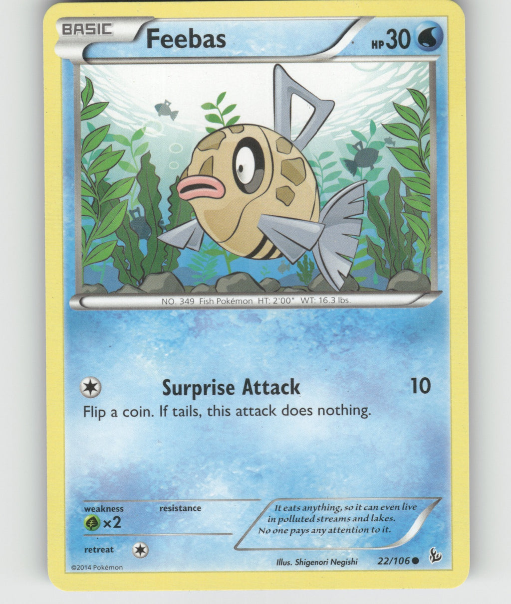 Feebas Common XY - Flashfire 22/106 NM