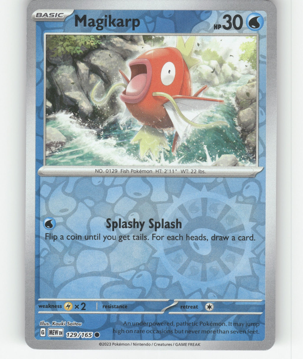 Magikarp Reverse Holo Common SV: Scarlet & Violet 151 129/165 NM
