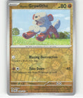 Hisuian Growlithe Common SV06: Twilight Masquerade 099/167 NM