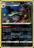 Galarian Weezing Reverse Holo Holo Rare Shining Fates 042/072 NM