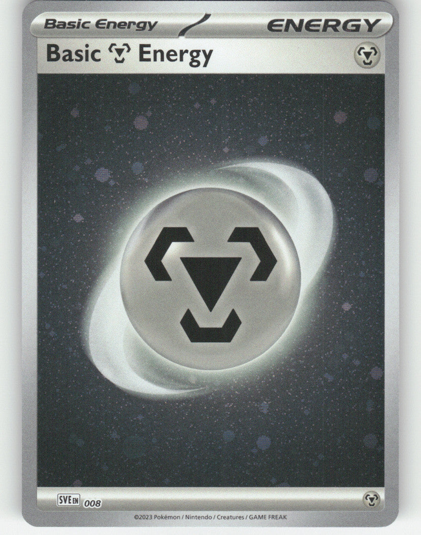 Basic Metal Energy (Cosmos Holo) Holo Common SVE: Scarlet & Violet Energies 008 NM