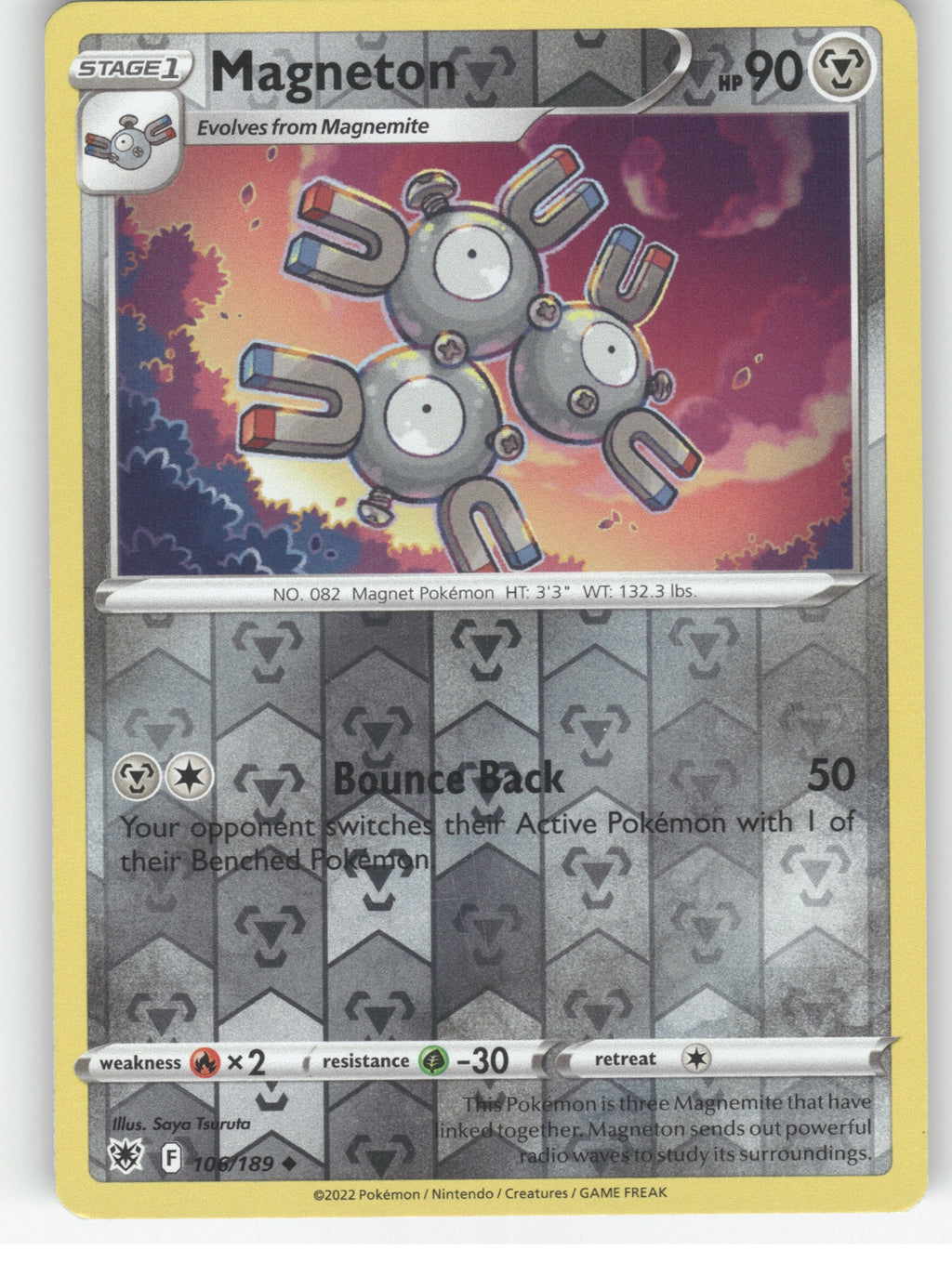Magneton Reverse Holo Uncommon SWSH10: Astral Radiance 106/189 NM