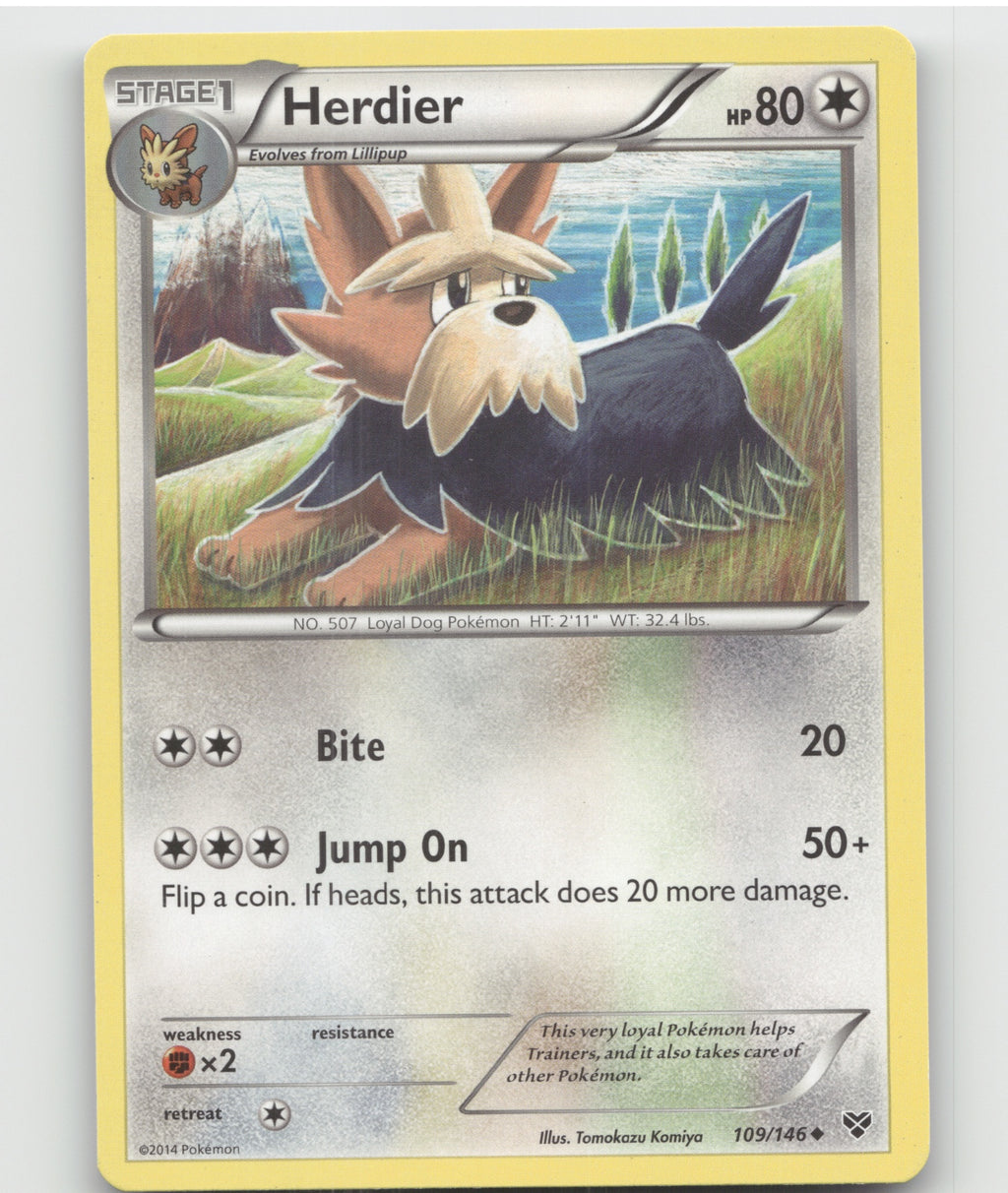 Herdier Uncommon XY Base Set 109/146 LP