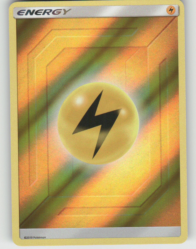 Lightning Energy (2019 Unnumbered) Reverse Holo Common SM - Team Up NM