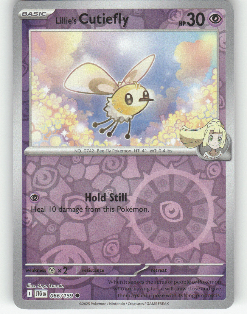 Lillie's Cutiefly Reverse Holo Common SV09: Journey Together 066/159 NM