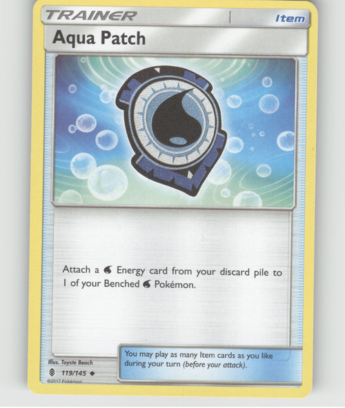 Aqua Patch Uncommon SM - Guardians Rising 119/145 NM