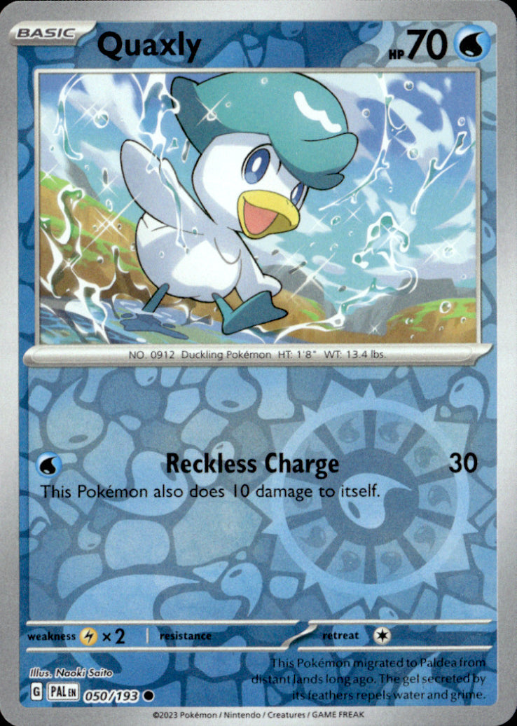 Quaxly Reverse Holo Common SV01: Scarlet & Violet Base Set 052/198 NM