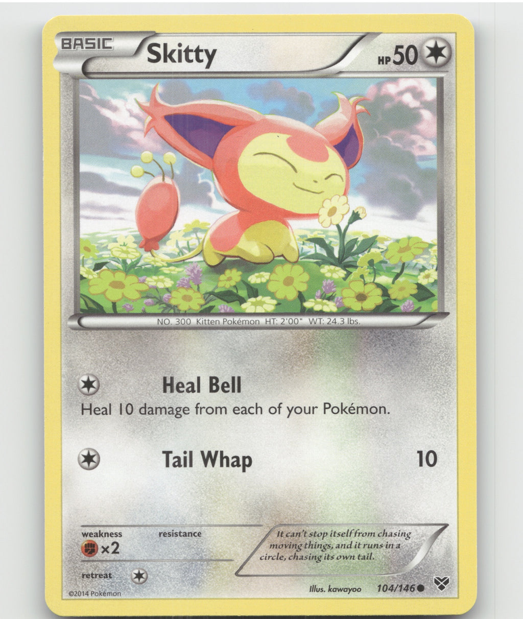 Skitty Common XY Base Set 104/146 LP