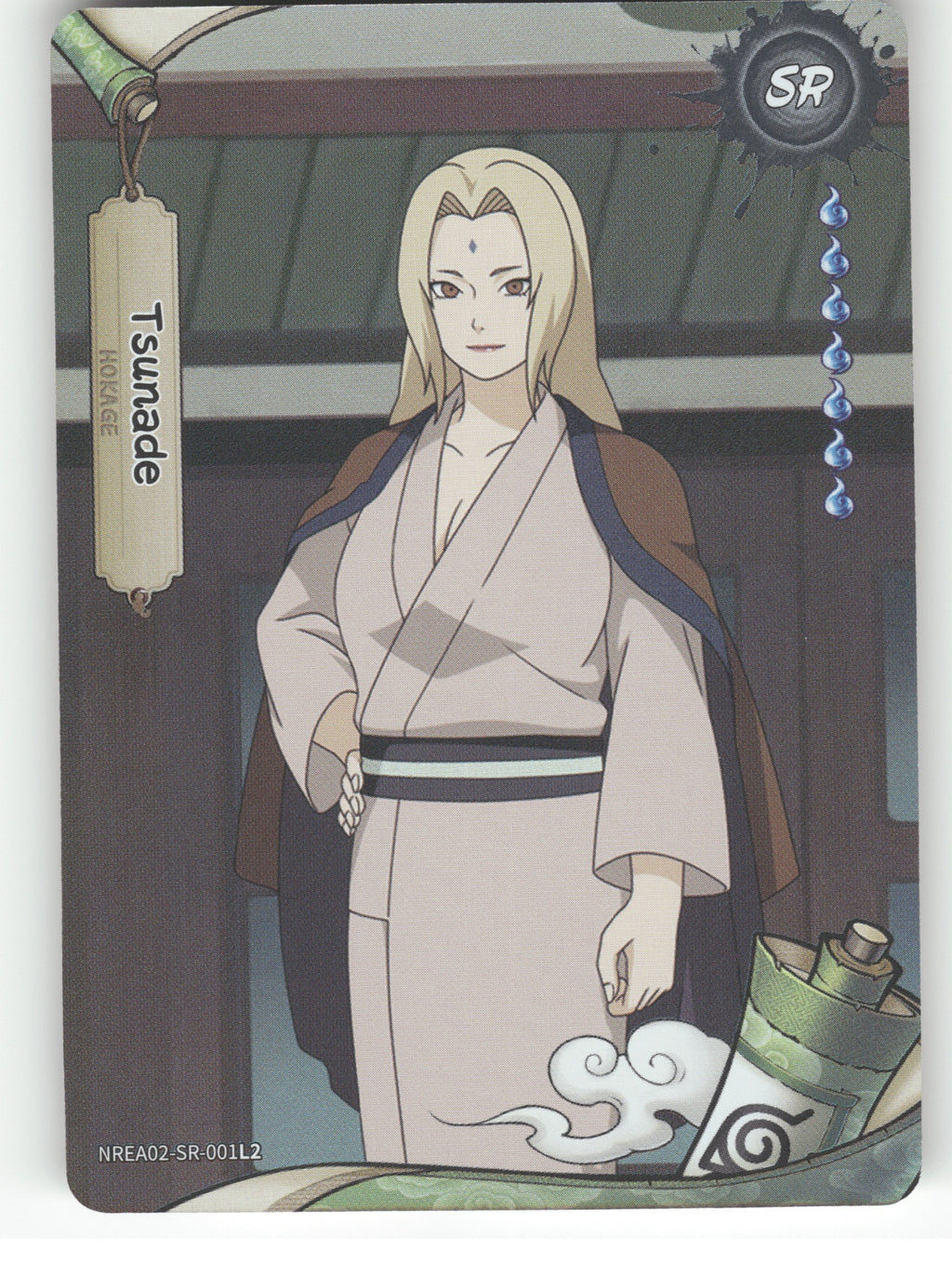 Tsunade Base SR Earth Scroll Series 2 001L2 NM front