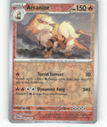 Arcanine Reverse Holo Uncommon SV: Scarlet & Violet 151 059/165 NM