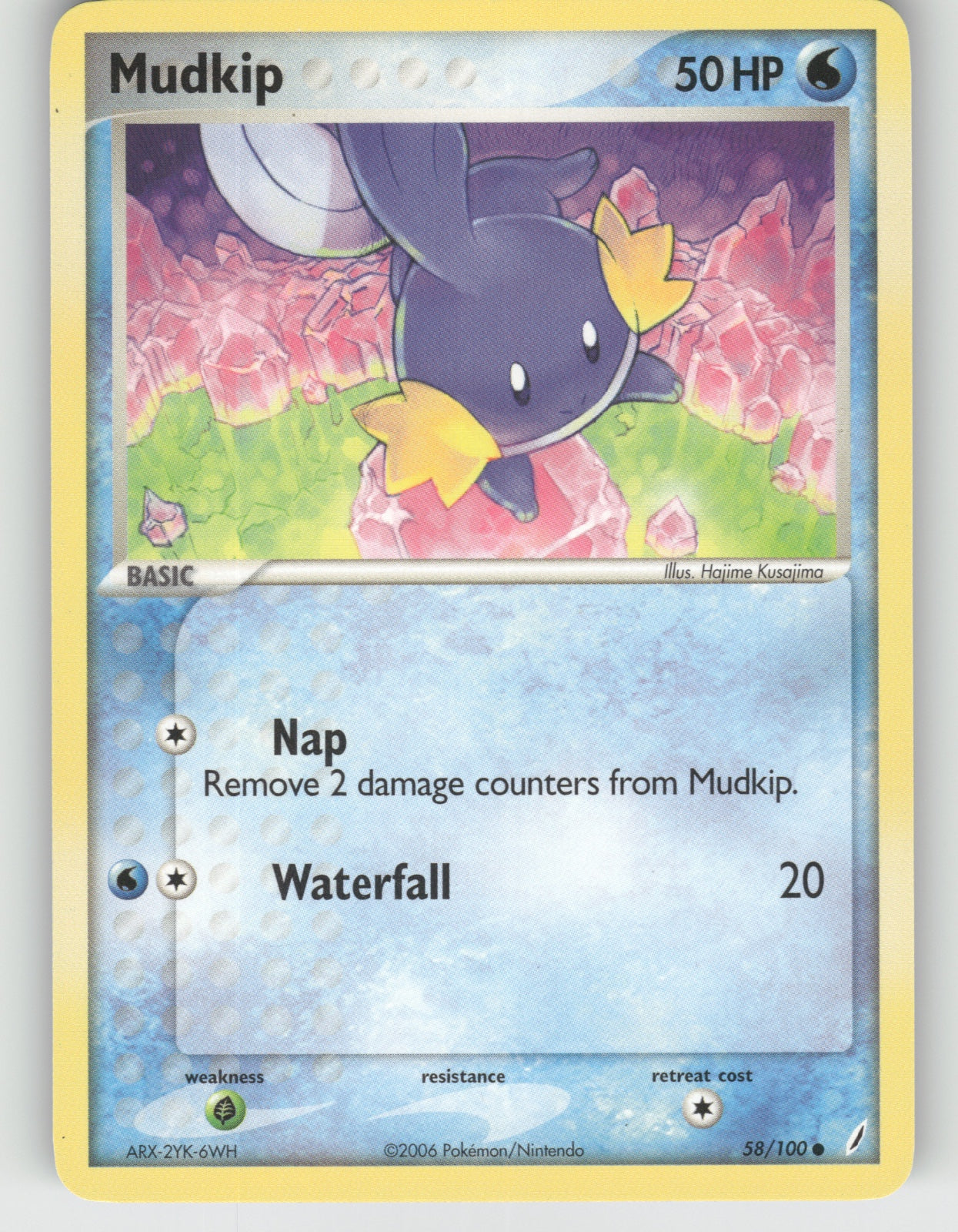 Mudkip Common EX Crystal Guardians 58/100 NM