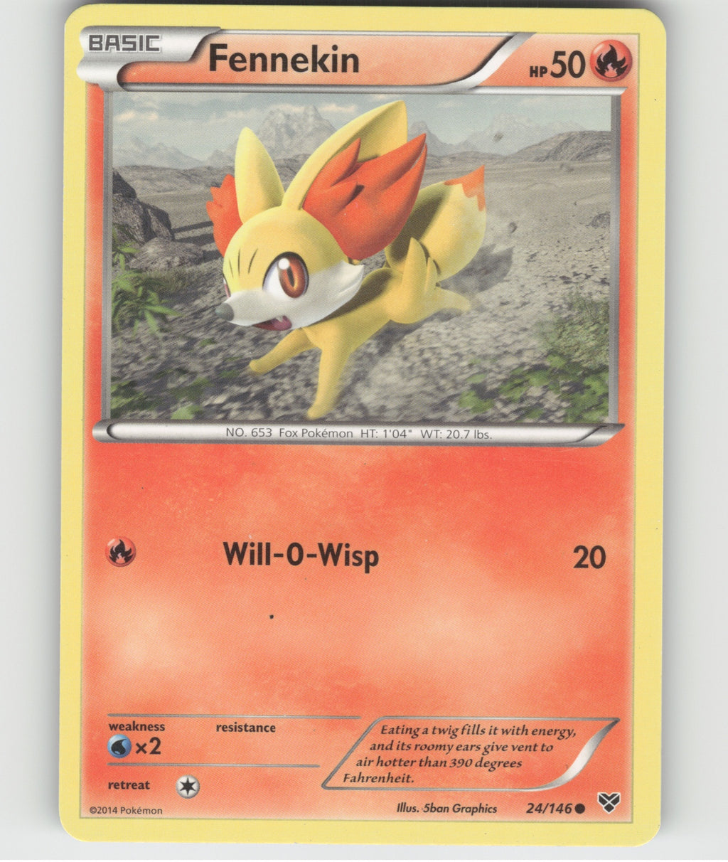 Fennekin Common XY Base Set 24/146 LP